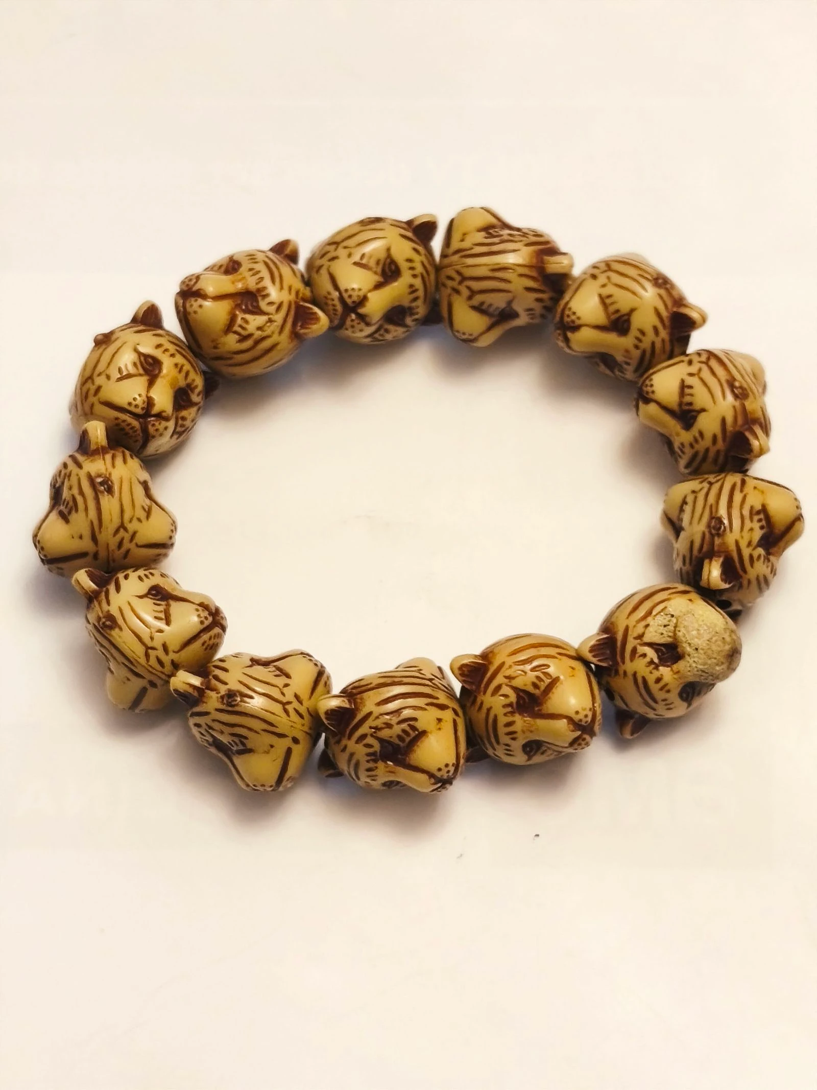 Pulseira cabeças de tigres asiáticos – photo 2